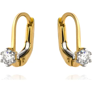 Hodinky Náušnice Bonore - Zlato 585 - Kubický Zirkon 136867