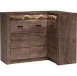 JARSTOL Komoda rohová INDIANAPOLIS I-15 jasan tmavý