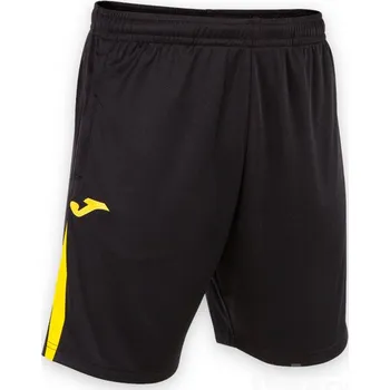 Kraťasy JOMA CHAMPIONSHIP VII, barva černá - žlutá, velikost XS