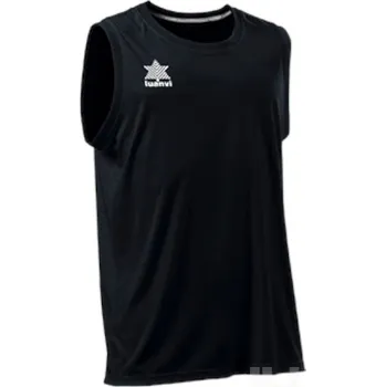 Basketbalový dres LUANVI POL, barvav 0044 černá, velikost 4XS