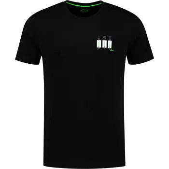 Rybářské oblečení Tričko Korda LE Bobbin Tee Black Vel. XXL
