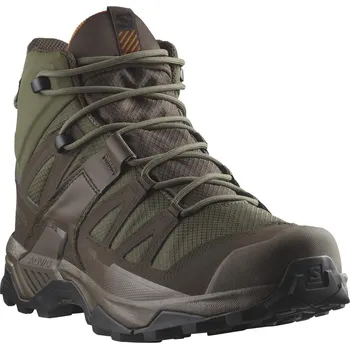Dámská treková obuv Salomon X Ultra Tracker GTX L47607100 - ranger green/earth brown/shocking orange 45 1/3