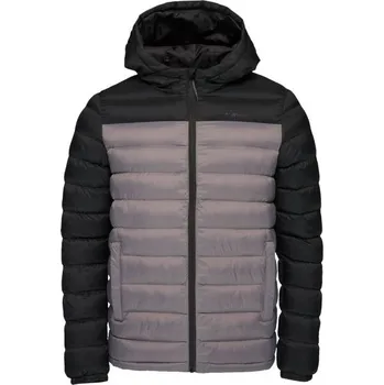 Pánská lehká prošívaná bunda Willard MORFEUS XL Černá, Šedá