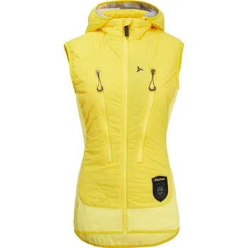 Dámská skialpová vesta Silvini Polara neon-charcoal L