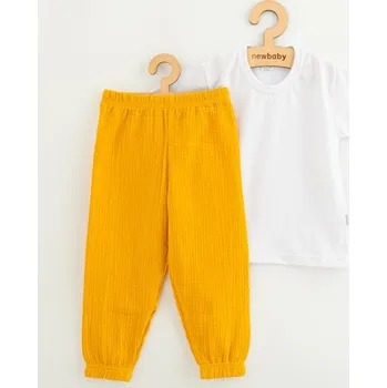 Kojenecká souprava Dětská bavlněná souprava tričko a mušelínové kalhoty New Baby Kindergarten toffe, Velikost 98 (2-3r)