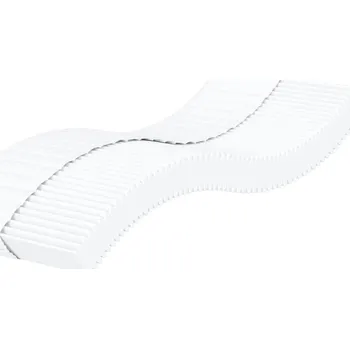 Matrace vidaXL Pěnová matrace bílá 90 x 210 cm tvrdost H2 H3