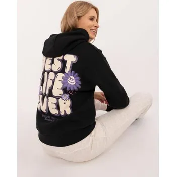 Dámská mikina Dámská mikina s potiskem a kapsami SUBLEVEL grafitová