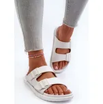 Lehké Pěnové Dámské Žabky S Sponami Big Star NN274A752 Barva: Bílá, Velikost: 37