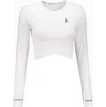 Dámský funkční crop top s dlouhým rukávem premium ALTISPORT VOJ/ALW000TR04 BÍLÁ XL