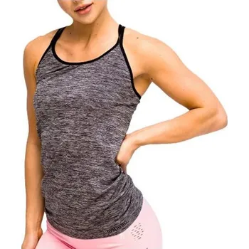 Dámské tričko GymHero Classic Dámské Tréninkové Tričko Šedé, L i476_47951768