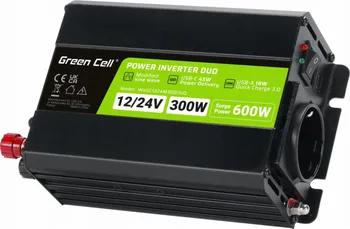 Měnič napětí Green Cell INVGC1224M300DUO 12V/24V/230V