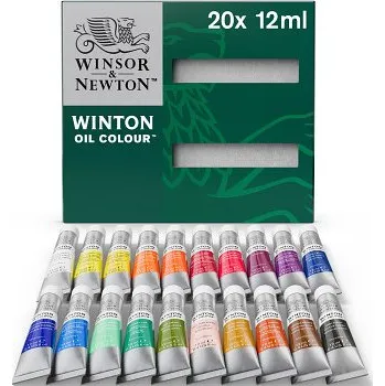 Olejová barva Sada olejových barev Winton 20x12ml (Sada olejových barev Winton 20x12ml)