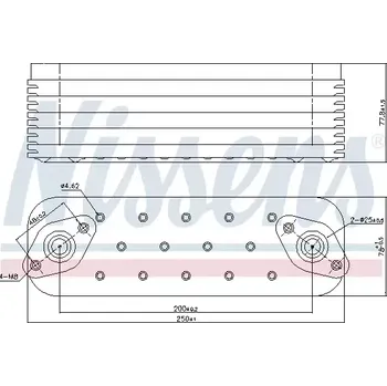 Chladič motoru NISSENS Chladič oleje NIS 91465