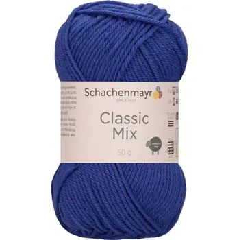 Příze Schachenmayr Classic Mix 53 Modrá (Směsová příze Classic Mix 53 Bluebird)