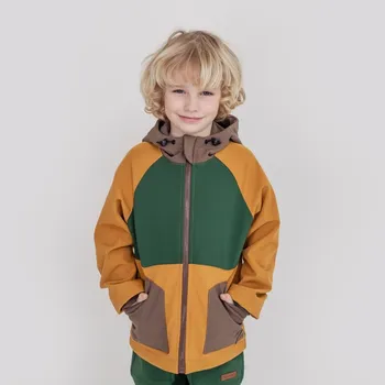 Pánská softshellová bunda Softshell bunda karamelová Velikosti dětské: 146-152 (11-12r)