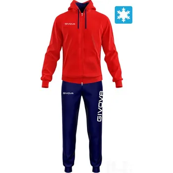 Souprava GIVOVA KING, barva 1204 červená - tmavě modrá, velikost 2XL