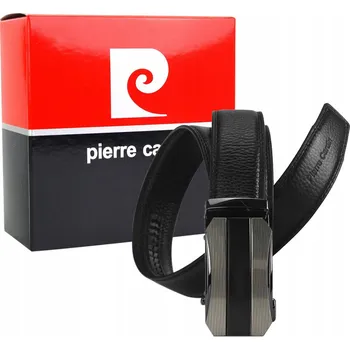 Opasek Pierre Cardin Černý pánský opasek z kůže [D] 549 NERO Velikost: 125