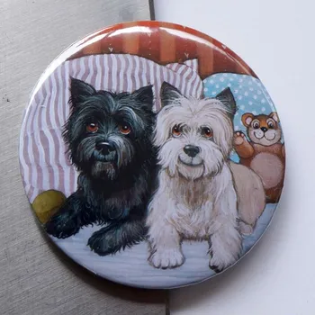 Dekorativní magnet Zuzana Honsová Black and White magnet 56 mm