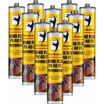 Tmel 12x BOND FLEX PU 40 FC polyuretan 300 ml bílá Den Braven