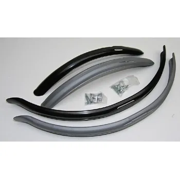 Blatník na kolo valík blatníky WALDA Speciál šroubovaný černý