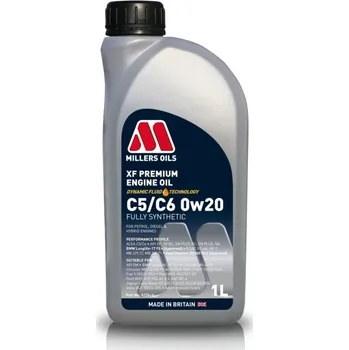 Motorový olej Millers Oils XF Premium C5/C6 0W-20 1l