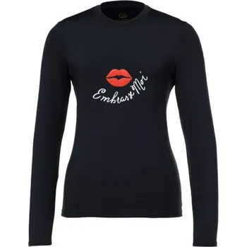 Dámské tričko Dámské tričko Goldbergh BISOU - černá XXL