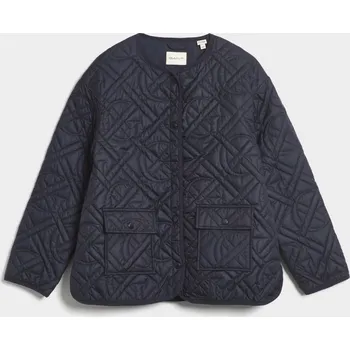 BUNDA GANT MONOGRAM QUILTED LINER JACKET EVENING BLUE