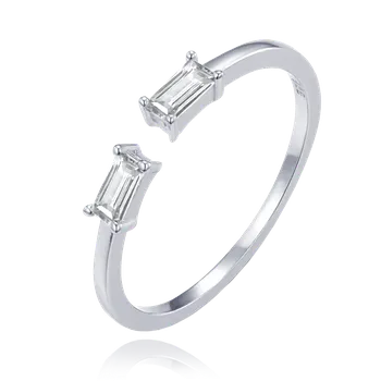 Prsten MINET Elegantní stříbrný prsten s bílými zirkony vel. 54 JMAS0243SR54