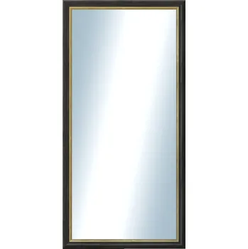 Zrcadlo DANTIK - Zarámované zrcadlo - rozměr s rámem cca 50x100 cm z lišty Anversa černá AU (3149)