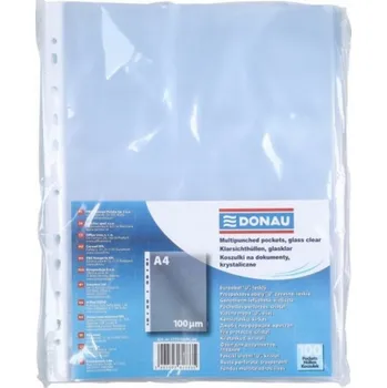 Donau Závěsný obal čirý A4 100 µm 100 ks