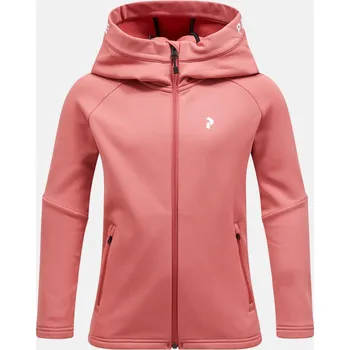 Dívčí mikina MIKINA PEAK PERFORMANCE JR RIDER ZIP HOOD TREK PINK