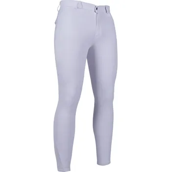 Jezdecké kalhoty HKM Rajtky James HKM, s gripem na kolenou, pánské, bílé 44