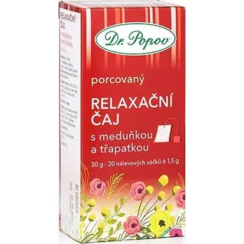 Čaj Relaxační čaj s meduňkou a třapatkou, porcovaný, 30 g (Pro každodenní relaxaci, pozitivní náladu a dobrý spánek (díky meduňce).)