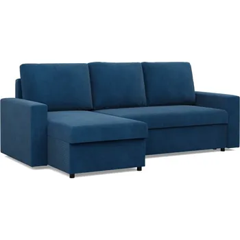 Obývací pokoj Rohová rozkládací sedací souprava NEO - rovný bok - model 3 Modrá