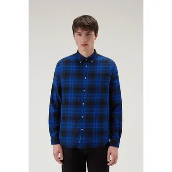 Pánská košile KOŠILE WOOLRICH LIGHT FLANNEL SHIRT HOMBRE BLUE