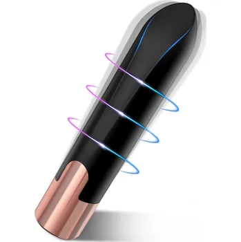 Vibrátor SuperLove Lipstick Bullet Mini Vibrator Black