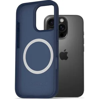 Pouzdro na mobilní telefon AlzaGuard Silicone Case Compatible with Magsafe pro iPhone 16 Pro modrý