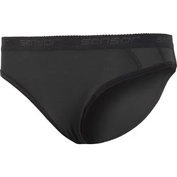 Dámské termoprádlo SENSOR DOUBLE FACE dámské kalhotky černá Velikost: L