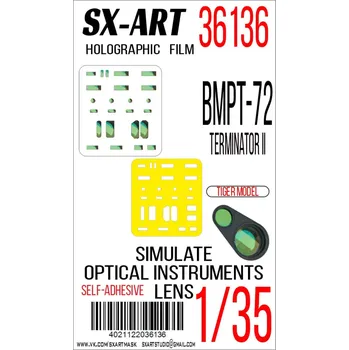 Plastikový model SX-ART 1/35 Holographic film BMPT-72 Terminator II (TIG.)