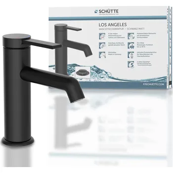 Sprchový set Umyvadlová baterie LOS ANGELES, černá matná | 33106
