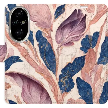 Pouzdro na mobilní telefon Flipové pouzdro iSaprio - Old Leaves 02 - Honor 200 Pro