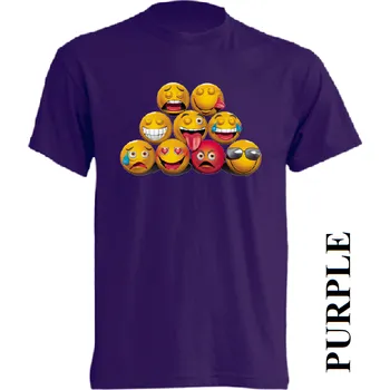 Dívčí tričko detske-levne-bavlnene-tricko-smajlici Barva: Purple - purpurová, velikost: 152