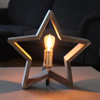 Lampička Stolní hvězda LYSeKIL hnědá, Star Trading
