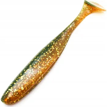 Umělá nástraha Keitech Gumová nástraha Easy Shiner 5'' Motoroil Gold FLK 12,7cm/5ks