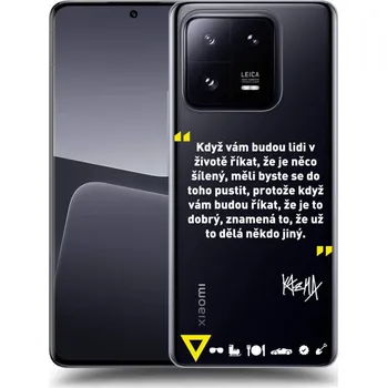 Pouzdro na mobilní telefon Picasee silikonový průhledný obal pro Xiaomi 14 Pro - Kazma - MĚLI BYSTE SE DO TOHO PUSTIT