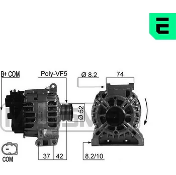 Autoelektrika generátor ERA 210553