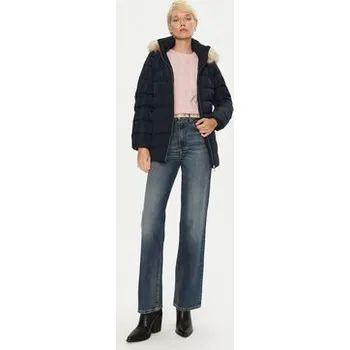 Tommy Hilfiger Vatovaná bunda WW0WW43600 Tmavomodrá Regular Fit XXS