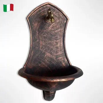 Umyvadlo Zahradní Umyvadlo SIENA s Kohoutkem DRAK, ANTICKÝ BRONZ (Prvotřídní kvalita)