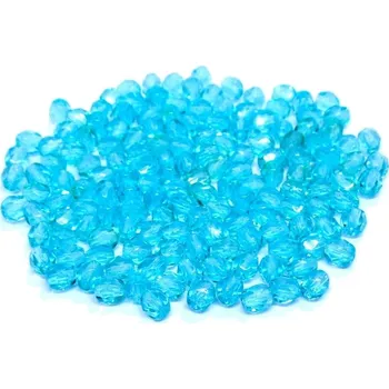 Dětské navlékací korálky CZ Broušené korálky, 4mm,barva 60110 - 30ks