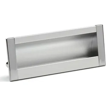 Nábytkové kování Tulip CONCAVA stříbrná lesklá 128 mm